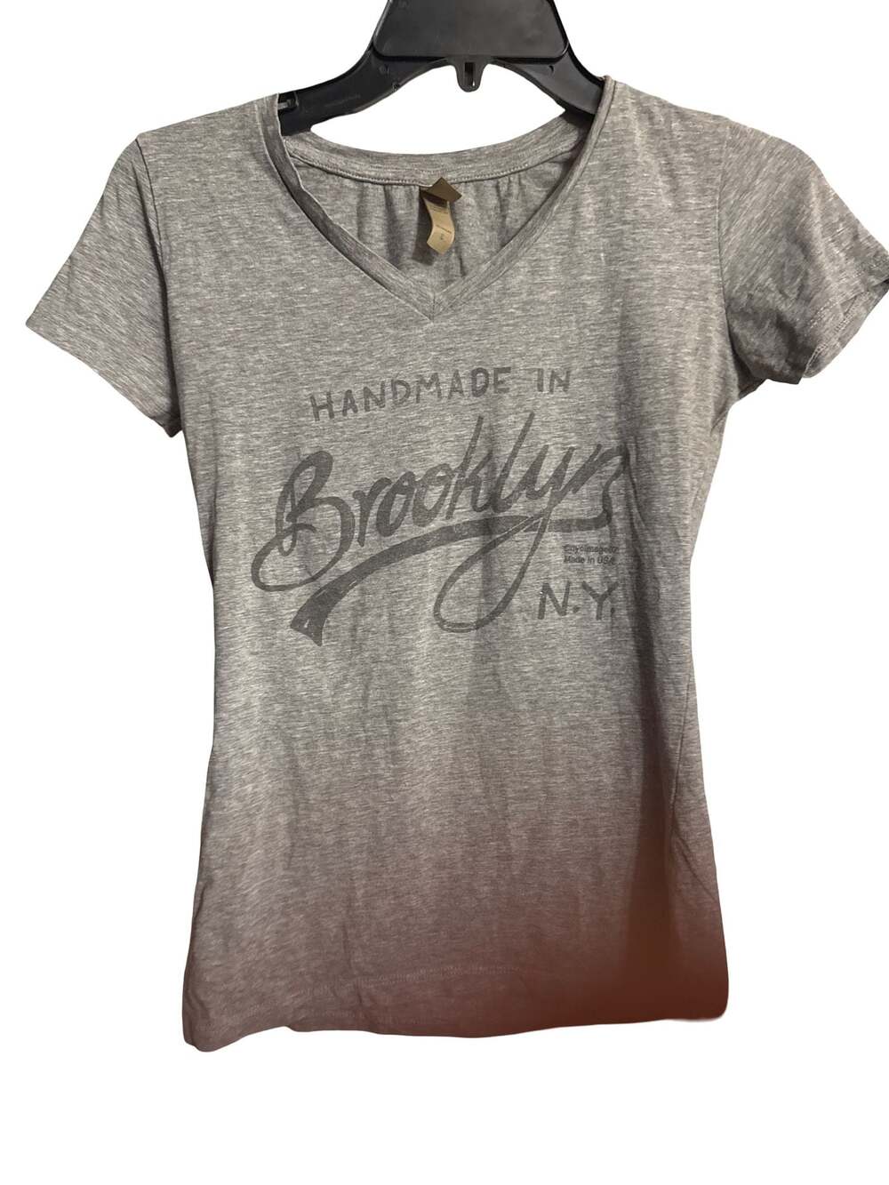 Brooklyn New York NY Vintage Sports Design Navy T-Shirt, gray : : Fashion